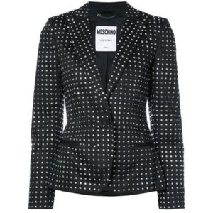 Moschino Couture Barbie Swarovski Crystal Embellished Blazer